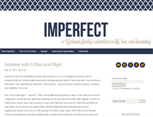 Tablet Screenshot of imperfectblog.com